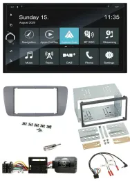 Blaupunkt 2DIN Lenkrad TMC Bluetooth USB DAB Navigation für Seat Ibiza ab 08 con