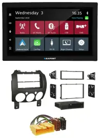 Blaupunkt 2DIN MP3 USB Bluetooth DAB Autoradio für Mazda 2 (ab 2007)