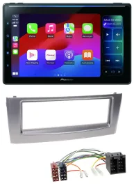 Pioneer Bluetooth DAB MP3 USB Autoradio für Fiat Punto Grande Punto ab 05 grau