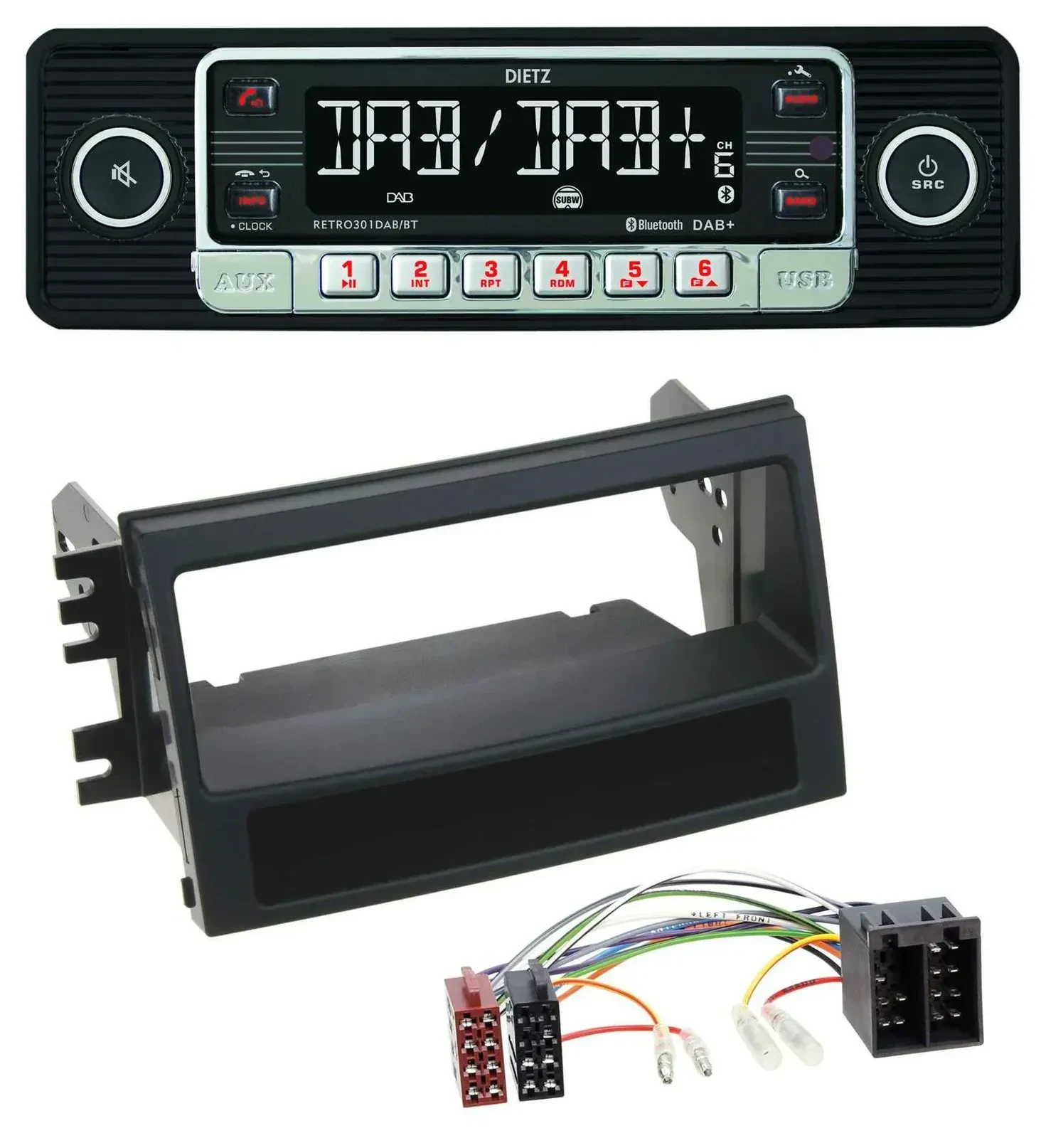Автомагнитола для Kia Soul (AM, 2008–2011) Dietz USB, DAB, MP3, Bluetooth