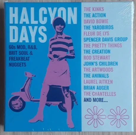 VARIOUS ARTISTS - Halcyon Days (60s Mod, R&B, Brit Soul & Freakbeat Nuggets) (3CD)
