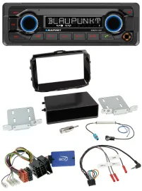 Blaupunkt MP3 Bluetooth USB Lenkrad Autoradio für Alfa Romeo Giulietta 13-21 ISO