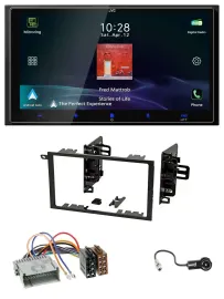 JVC USB Bluetooth 2DIN DAB MP3 Autoradio für Chevrolet Avalanche Blazer Cavalier