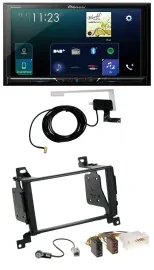 Pioneer 2DIN DAB USB MP3 Bluetooth Autoradio für Hyundai Santa Fe 2007-2012