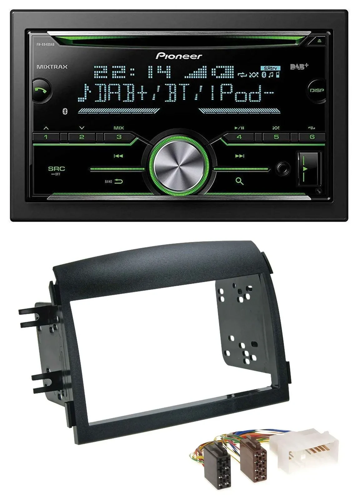 Автомагнитола Pioneer 2DIN Bluetooth DAB USB CD для Hyundai Sonata NF 2005–2008
