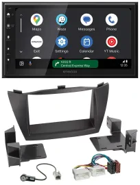 Kenwood DAB Bluetooth USB MP3 2DIN Autoradio für Hyundai ix35 (2010-2013)