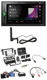 Автомагнитола Pioneer 2DIN MP3 DAB Bluetooth для BMW 3 Series E46 (2002–2006)