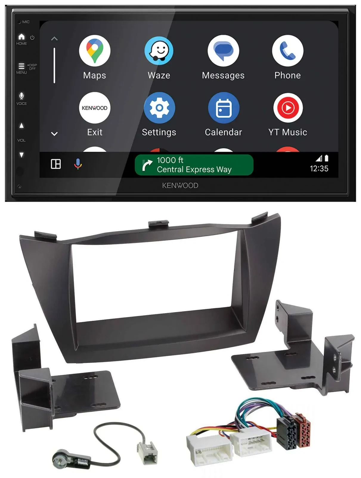 Kenwood DAB Bluetooth USB MP3 2DIN Autoradio für Hyundai ix35 (2010-2013)