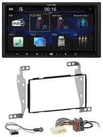 Alpine Bluetooth 2DIN MP3 DAB USB Autoradio für Nissan Juke (2010-2014)
