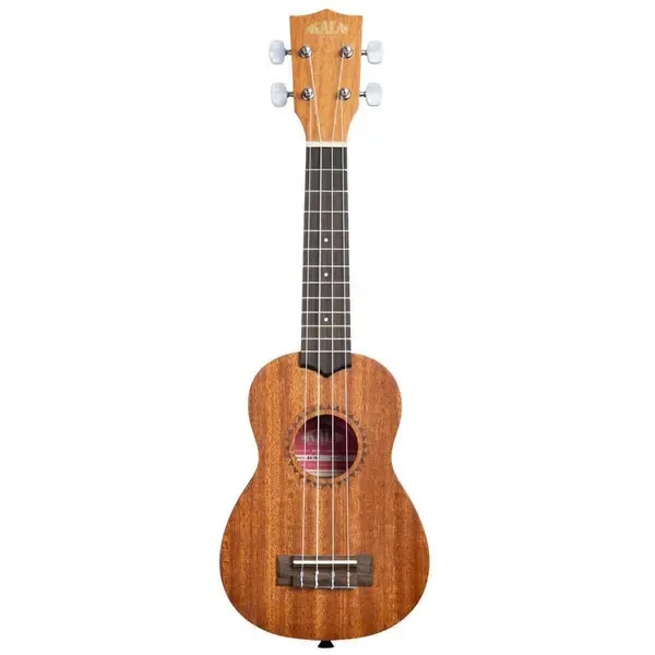 Укулеле Kala Satin Mahogany Soprano Ukulele Bundle with Klipz Tuner and Gig Bag