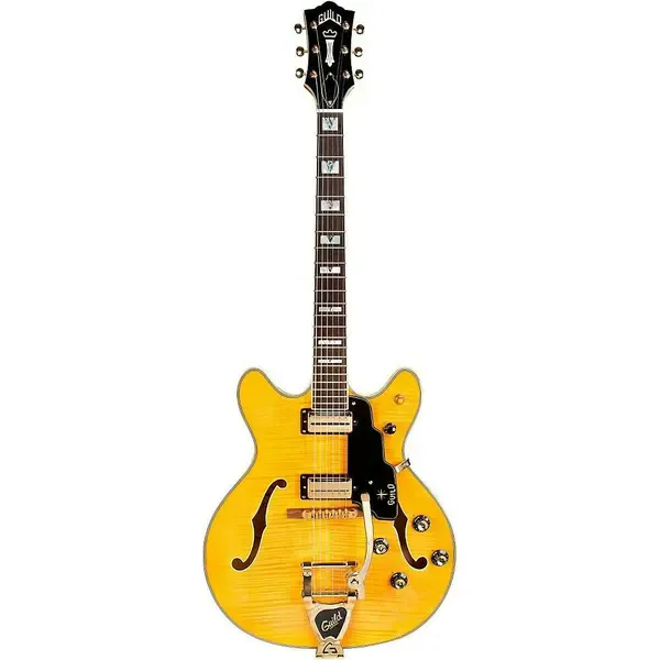 Электрогитара полуакустическая Guild Starfire VI Semi-Hollow Vibrato Blonde