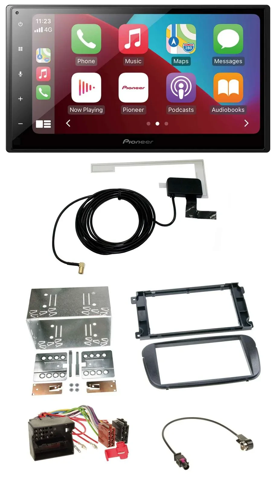 Pioneer USB Bluetooth DAB MP3 2DIN Autoradio für Ford C-Max Galaxy Focus ab 2007