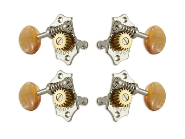 Колки для укулеле Grover U98-18NA Nickel (4 штуки)