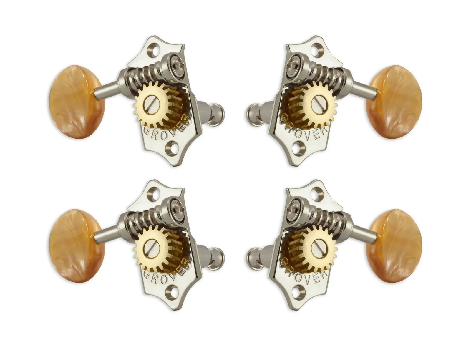 Колки для укулеле Grover U98-18NA Nickel (4 штуки)