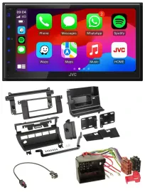 JVC Bluetooth 2DIN MP3 DAB USB Autoradio für BMW 3er 2002-2006 5 Schalteröffnung