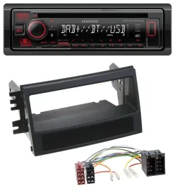 Kenwood MP3 CD USB Bluetooth DAB Autoradio für Kia Soul (AM, 2008-2011)