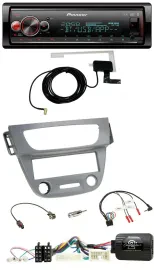 Автомагнитола для Renault Megane 3 (2012–2014) Pioneer Bluetooth, DAB, USB, поддержка управления с руля, серый