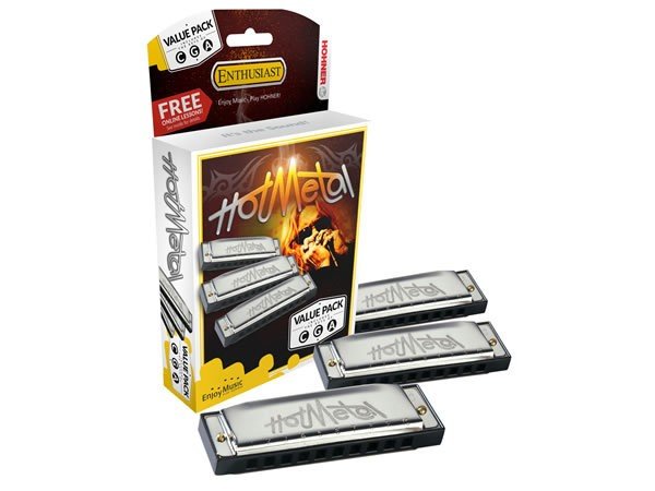 Набор губных гармошек Hohner Hot Metal CGA