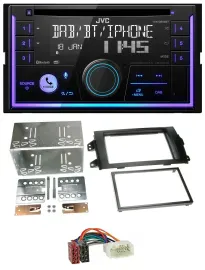JVC MP3 USB 2DIN DAB Bluetooth CD Autoradio für Fiat Sedici Suzuki SX 4 ab 06