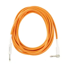 Authentic Instrumentenkabel 6m Orange Gerade/Winkel Gitarrenkabel