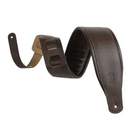 M26PD-DBR-XL Amped Leather Series Ремень для гитары, кожаный, коричневый, Levy's