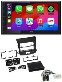 JVC Bluetooth USB MP3 2DIN DAB Autoradio für Citroen C-Crosser Mitsubishi Outlan