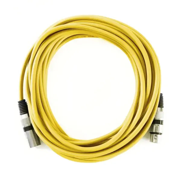 Микрофонный кабель Music Store Basic Standard Microphone Cable Yellow 10 м