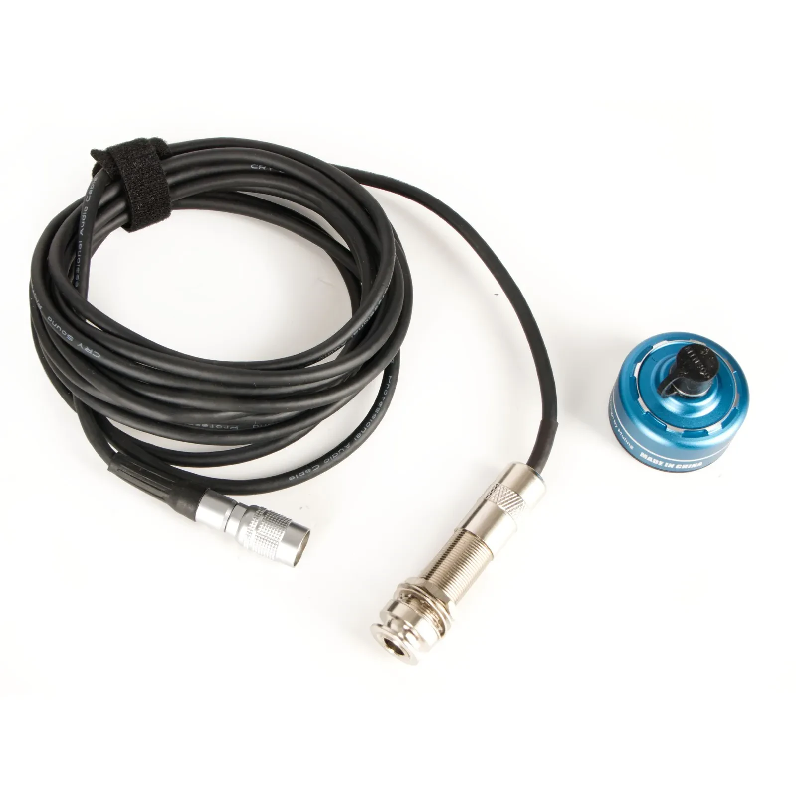 Fame Handpan Pickup Deluxe, Aluminium Blau, Magnetische Befestigung