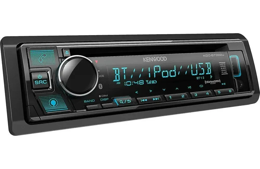 Автомагнитола Kenwood KDC-BT382U 1-DIN, CD, Bluetooth