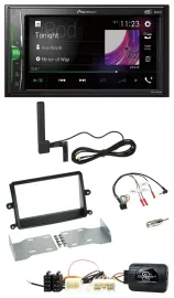 Автомагнитола для Mitsubishi L200 (2006–2015) Pioneer 2DIN, Bluetooth, DAB, MP3