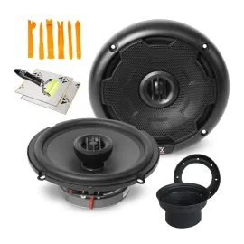 MTX Audio THUNDER65 120W 6.5" 2-Way Coaxial Speakers w/ NVX Install Kit