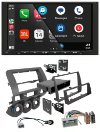 JBL USB 2DIN MP3 Bluetooth AUX Autoradio für Honda Fit 06-07 nur US-Importe