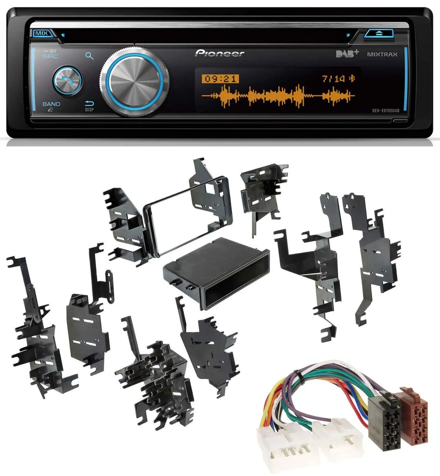 Pioneer MP3 DAB USB CD Bluetooth Autoradio für Toyota RAV-4 Celica MR2 Spyder bi