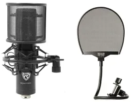 Rockville RCM PRO Studio/Recording Condenser Microphone+Warm Audio Pop Filter