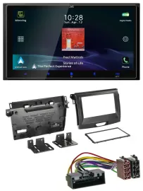 JVC USB Bluetooth 2DIN DAB MP3 Autoradio für Ford Ranger 2AB ab 04/2015