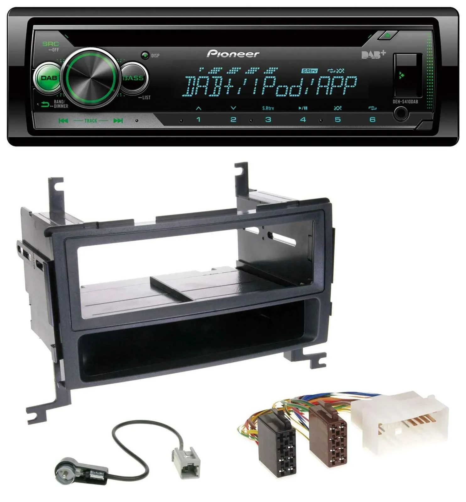 Pioneer USB MP3 DAB AUX CD Autoradio für Hyundai Santa Fe (2007-2012)