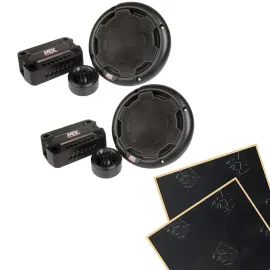 MTX THUNDER51 5.25″ Component Speaker System + Sound Damping