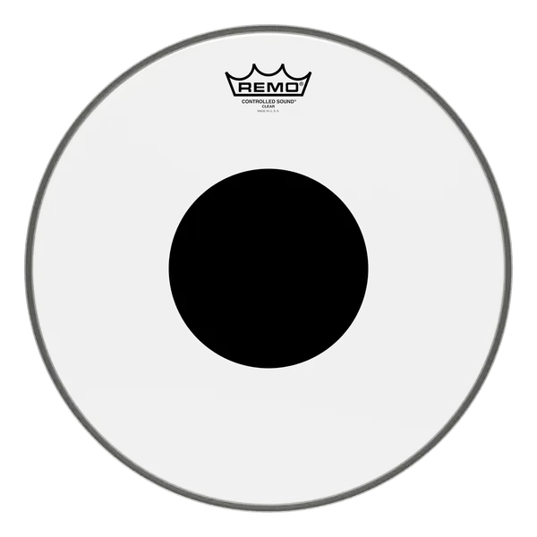 Пластик для барабана Remo 14" Controlled Sound Clear Black Dot