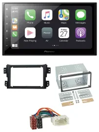 Pioneer MP3 Bluetooth DAB 2DIN USB Autoradio für Opel Agila B Suzuki Splash 2008