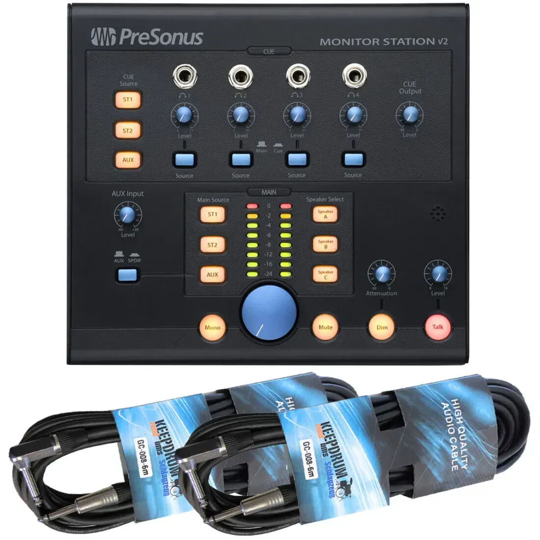 Контроллер студийных мониторов PreSonus Monitor Station V2 с кабелем