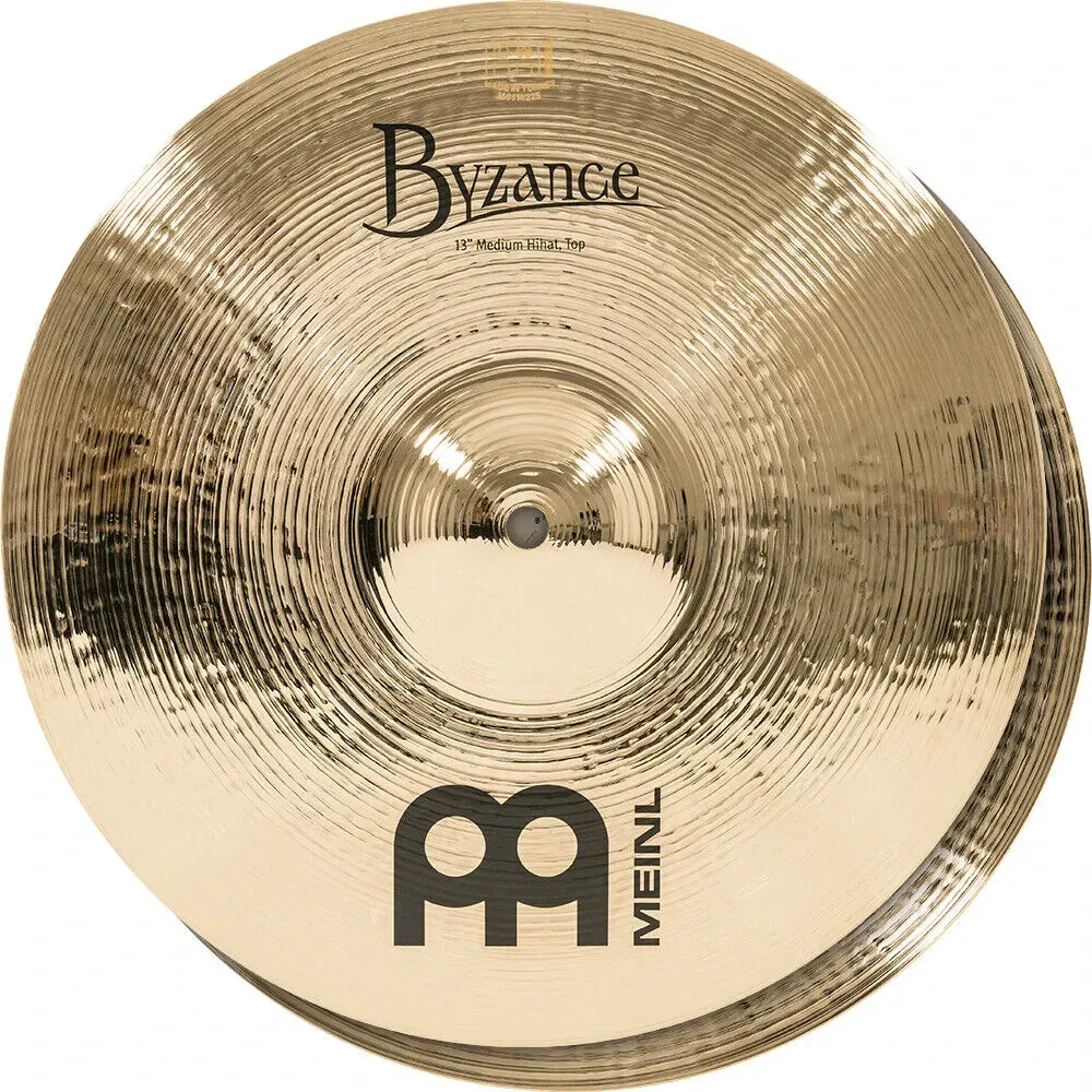 Тарелка барабанная MEINL 13" Byzance Brilliant Medium Hi-Hat (пара)