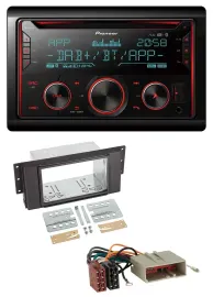 Pioneer 2DIN DAB MP3 Bluetooth USB CD Autoradio für LandRover Freelander 06