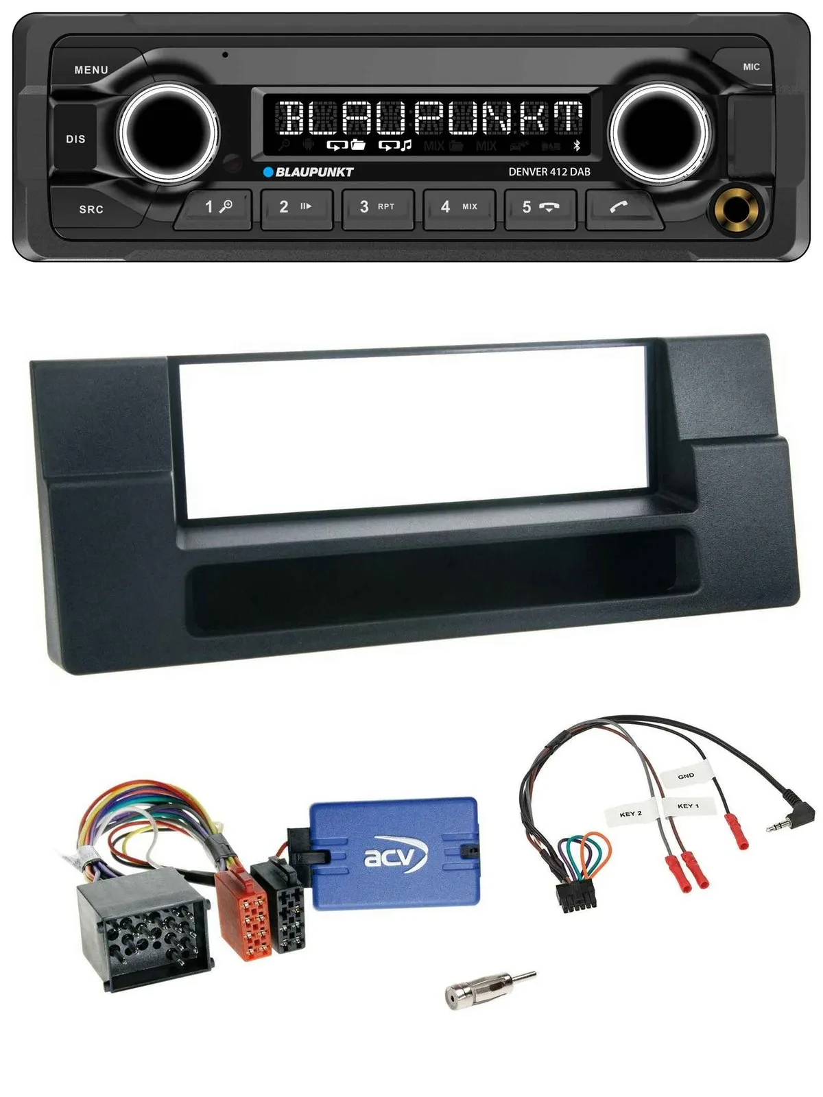 Автомагнитола Blaupunkt Bluetooth, DAB, USB, для BMW 5 Series, поддержка кнопок на руле