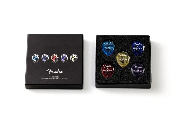 Genuine Fender Final Fantasy XIV Crystal Shard Collector Guitar Picks