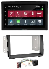 Blaupunkt DAB Bluetooth USB MP3 2DIN Autoradio für Kia Venga (YN, ab 2009)