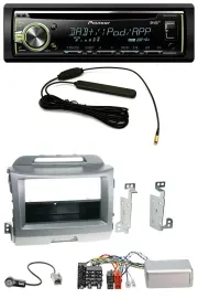 Автомагнитола для Kia Sportage 3 (2010–2015) Pioneer MP3 USB CD DAB, серебристый