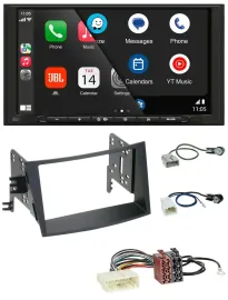 JBL USB 2DIN MP3 Bluetooth AUX Autoradio für Subaru Legacy Outback ab 09
