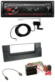 Pioneer 1DIN USB DAB MP3 AUX Autoradio für BMW 5er (E39) X5 (E53) Quadlock