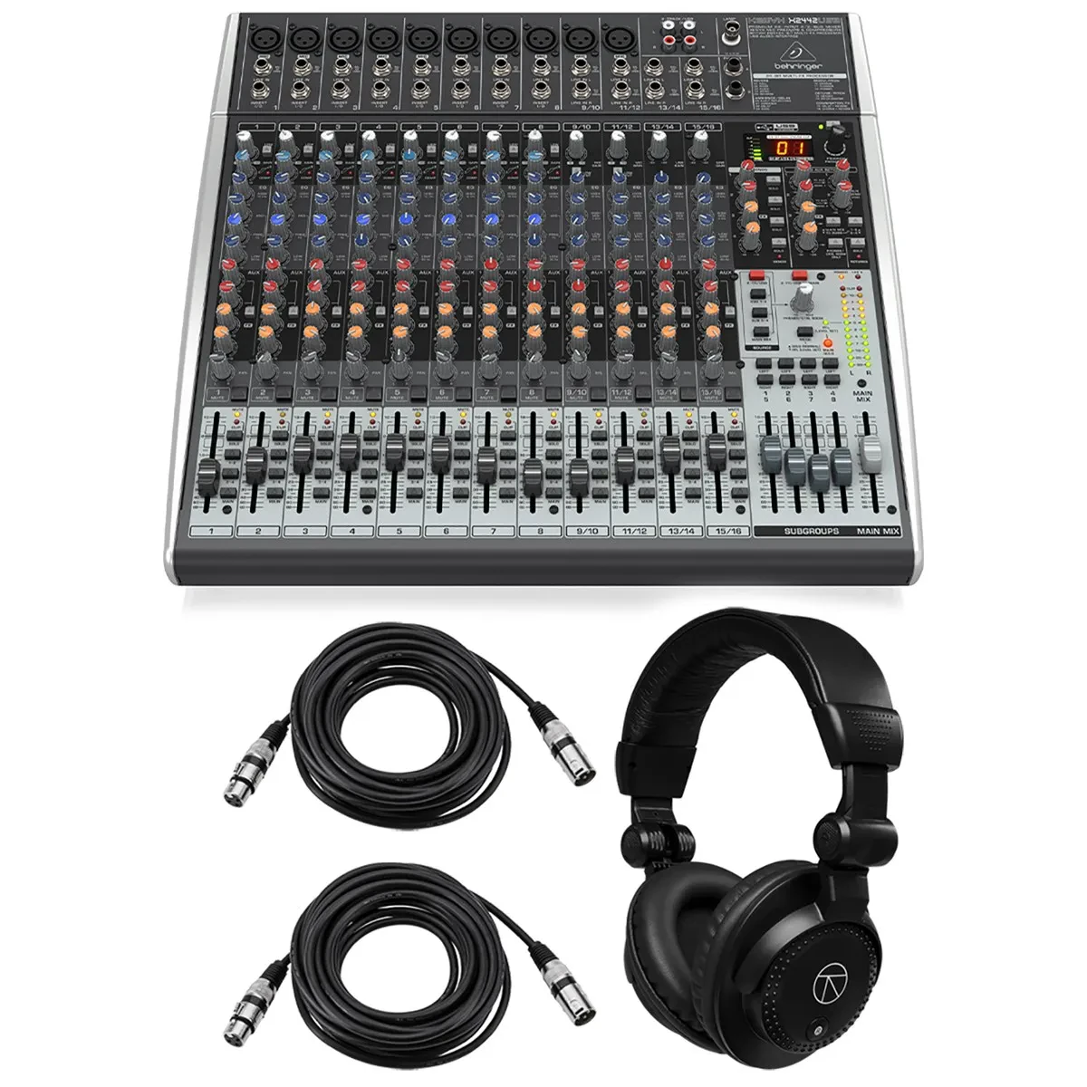 Микшерный пульт Behringer XENYX X2442USB 24 входа, 4/2-bus, USB