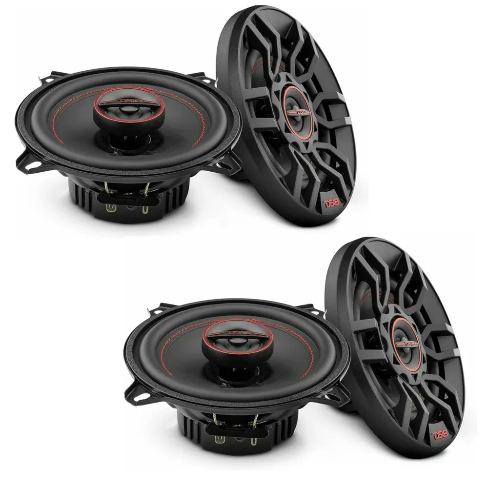 (2-Pairs) DS18 G5.25Xi 180W RMS 5.25" 2-way 4-ohm Coaxial Speakers